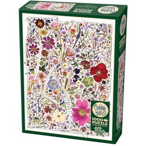 Cobble Hill 1000 Piece Puzzle Flower Press: Spring Sample Poster Included Cobble Hill 1000 Piece Puzzle Flower Press: Spring Sample Poster Included