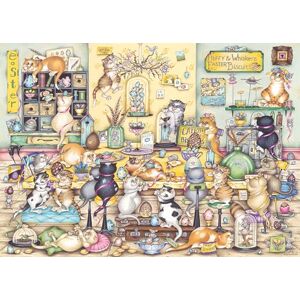 Ravensburger Linda Jane Smith Crazy Cats No.20: Easter Eggstravaganza 1000pc Adult Jigsaw puzzle Ravensburger Linda Jane Smith Crazy Cats No.20: Easter Eggstravaganza 1000pc Adult Jigsaw puzzle