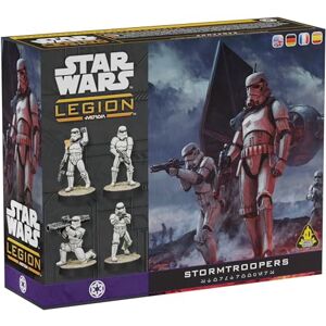 Asmodee Atomic Mass Games Star Wars Legion: Stormtroopers Miniatures Board Game Ages 14+ 2 Players 90+ Minutes Playing Time Asmodee Atomic Mass Games Star Wars Legion: Stormtroopers Miniatures Board Game Ages 14+ 2 Players 90+ Minutes Playing Time