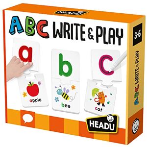 Headu ABC Write & Play, Educational Toys, Kids Puzzle, Recessed Letters Method, Learn Alphabet & Words, Educational Game, Learning Games, Ideal for 3-6yrs Headu ABC Write & Play, Educational Toys, Kids Puzzle, Recessed Letters Method, Learn Alphabet & Words, Educational Game, Learning Games, Ideal for 3-6yrs