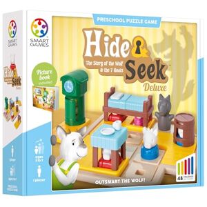 SmartGames Hide & Seek Deluxe, Preschool Puzzle Game with 48 Challenges, Ages 3 to 7 SmartGames Hide & Seek Deluxe, Preschool Puzzle Game with 48 Challenges, Ages 3 to 7