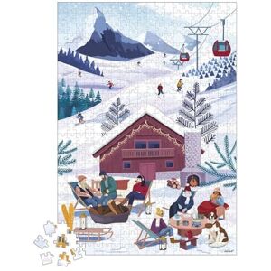Janod Puzzle 500 pieces Adults Teenagers Children Winter in the Mountains Develops patience and dexterity European manufacturing, Vegetable-based inks and FSC certified From 8 years J02494 Janod Puzzle 500 pieces Adults Teenagers Children Winter in the Mountains Develops patience and dexterity European manufacturing, Vegetable-based inks and FSC certified From 8 years J02494