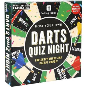 Talking Tables Magnetic Darts Quiz Night Pub Game Trivia & Dartboard Hybrid, Reusable Board Quiz with Questions, Scoreboard, Chalk Props & Card Trophy Fun Family Games Night or Gift Players 4+ Ages 9+ Talking Tables Magnetic Darts Quiz Night Pub Game Trivia & Dartboard Hybrid, Reusable Board Quiz with Questions, Scoreboard, Chalk Props & Card Trophy Fun Family Games Night or Gift Players 4+ Ages 9+