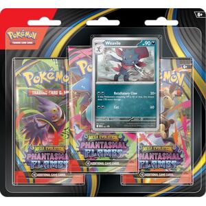 Pokémon TCG: Mega Evolution—Phantasmal Flames Triple Pack Weavile (1 Foil Promo Card & 3 Booster Packs) Pokémon TCG: Mega Evolution—Phantasmal Flames Triple Pack Weavile (1 Foil Promo Card & 3 Booster Packs)