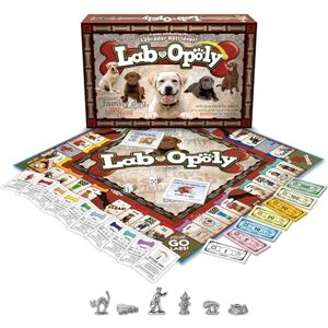 Cheatwell Games Lab-Opoly Property Trading Board Game Family Game for Adults and Children 2 to 6 Players Strategy Fun For Ages 8 and Up A Game Played With Man's Best Friend Cheatwell Games Lab-Opoly Property Trading Board Game Family Game for Adults and Children 2 to 6 Players Strategy Fun For Ages 8 and Up A Game Played With Man's Best Friend