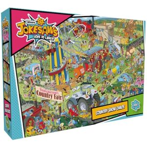 Gibsons 1000 Piece Jigsaw Puzzle for Adults – British Humour Scenes (Country Show Chaos) Gibsons 1000 Piece Jigsaw Puzzle for Adults – British Humour Scenes (Country Show Chaos)
