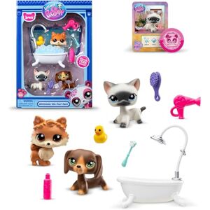 Littlest Pet Shop Grooming Spa Play Pack The Pack Contains 3 LPS Mini Pet Toys 6 Accessories 1 Collector Card And 1 Virtual Code Collectable Toys For Girls And Boys Littlest Pet Shop Grooming Spa Play Pack The Pack Contains 3 LPS Mini Pet Toys 6 Accessories 1 Collector Card And 1 Virtual Code Collectable Toys For Girls And Boys