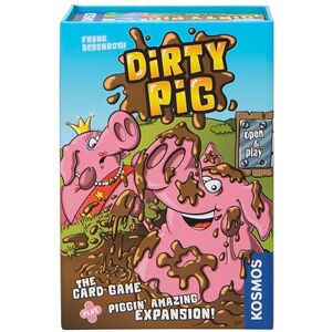 Thames & Kosmos Dirty Pig: Open & Play, Fun Card Game, Family Games for Game Night, Board Games for Adults and Kids, For 2 to 4 Players, Age 7+, Pink, Brown, Blue Thames & Kosmos Dirty Pig: Open & Play, Fun Card Game, Family Games for Game Night, Board Games for Adults and Kids, For 2 to 4 Players, Age 7+, Pink, Brown, Blue