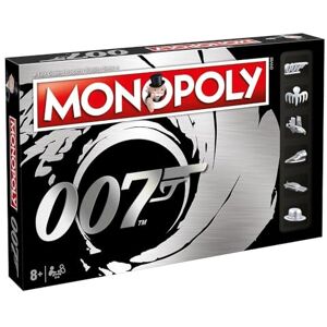 Winning Moves James Bond 007 Monopoly Board Game, Advance to Dr. No, Goldeneye and No Time To Die and trade your way to success, 2–6 players makes a great gift for ages 8 plus Winning Moves James Bond 007 Monopoly Board Game, Advance to Dr. No, Goldeneye and No Time To Die and trade your way to success, 2–6 players makes a great gift for ages 8 plus