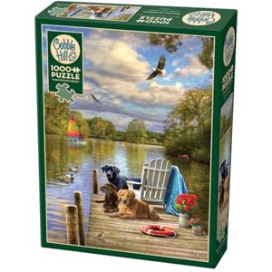 Cobble Hill Jigsaw Puzzle 1000 Pieces Dog Day Afternoon Poster Included Cobble Hill Jigsaw Puzzle 1000 Pieces Dog Day Afternoon Poster Included