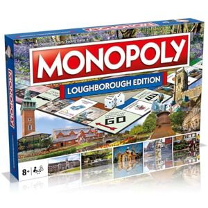 Winning Moves Loughborough Monopoly Board Game, Tour around the board, buy, sell and trade your way to success, makes a great gift for ages 8 plus Winning Moves Loughborough Monopoly Board Game, Tour around the board, buy, sell and trade your way to success, makes a great gift for ages 8 plus