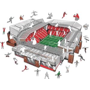 ICONIC PUZZLES Liverpool FC Anfield Stadium, 100% eco-sustainable wooden puzzle with official license, size M, 270 pieces, jigsaw for children and adults ICONIC PUZZLES Liverpool FC Anfield Stadium, 100% eco-sustainable wooden puzzle with official license, size M, 270 pieces, jigsaw for children and adults