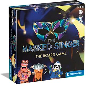 Clementoni -61342-Masked Singer-board games for 8 years olds and older, family games for teens and adults, 2-6 players, board games TV show, card games, fun challenges, ENGLISH VERSION, Multicolor Clementoni -61342-Masked Singer-board games for 8 years olds and older, family games for teens and adults, 2-6 players, board games TV show, card games, fun challenges, ENGLISH VERSION, Multicolor