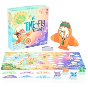Educational Insights Learning Resources Time to Fly Clock Game, Toys for 4 Year Old Boy and Girls, Telling the Time Clock Game, For 2 to 4 Players, 62 Pieces Educational Insights Learning Resources Time to Fly Clock Game, Toys for 4 Year Old Boy and Girls, Telling the Time Clock Game, For 2 to 4 Players, 62 Pieces