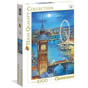 Clementoni 39319 Snow Flakes On The Big Ben Collection Puzzle for Children and Adults (1000-Piece) Clementoni 39319 Snow Flakes On The Big Ben Collection Puzzle for Children and Adults (1000-Piece)