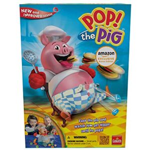Goliath Games Pop The Pig with 24 pc Puzzle Kids Games For ages 4+ For 2-6 players Goliath Games Pop The Pig with 24 pc Puzzle Kids Games For ages 4+ For 2-6 players