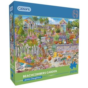 Gibsons Beachcomber's Garden 250XL Piece Jigsaw Puzzle Beautiful Colourful Jigsaw Extra Large Piece Puzzle for Adults Sustainable Premium 100% Recycled Board Great Gift for Adults Games Gibsons Beachcomber's Garden 250XL Piece Jigsaw Puzzle Beautiful Colourful Jigsaw Extra Large Piece Puzzle for Adults Sustainable Premium 100% Recycled Board Great Gift for Adults Games
