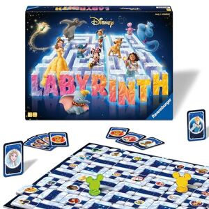 Ravensburger Disney Labyrinth 100th Anniversary Edition Moving Maze Family Board Game for Kids & Adults Age 7+ Strategy Game for 2–4 Players Magical Disney Gift Ravensburger Disney Labyrinth 100th Anniversary Edition Moving Maze Family Board Game for Kids & Adults Age 7+ Strategy Game for 2–4 Players Magical Disney Gift