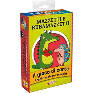 Liscianigiochi , Ludoteca Le Cards of Children, Bundle and Rubamazzetti Board Game, Multi-Colour, 85804 Liscianigiochi , Ludoteca Le Cards of Children, Bundle and Rubamazzetti Board Game, Multi-Colour, 85804