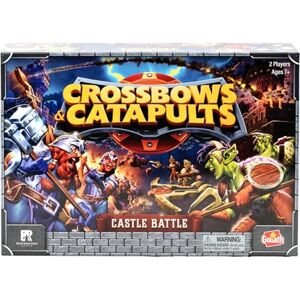 Goliath Games: Crossbows & Catapults Castle Battle Legendary Builds & Epic Destruction! Retro Strategy Board Game For 2 Players Ages 7+ Goliath Games: Crossbows & Catapults Castle Battle Legendary Builds & Epic Destruction! Retro Strategy Board Game For 2 Players Ages 7+