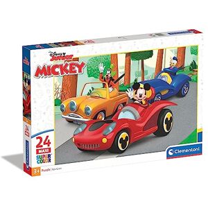 Clementoni 24229 Supercolor Puzzle Disney Mickey 24 Maxi Pieces Jigsaw Puzzle For Kids Age 3 Clementoni 24229 Supercolor Puzzle Disney Mickey 24 Maxi Pieces Jigsaw Puzzle For Kids Age 3