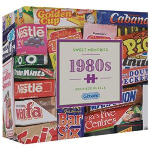 Gibsons Sweet Memories of the 1980s – 500 Piece Jigsaw Puzzle for Adults & Teens Vintage Sweets Theme Made from 100% Recycled Board Great Gift for Puzzle Lovers Gibsons Sweet Memories of the 1980s – 500 Piece Jigsaw Puzzle for Adults & Teens Vintage Sweets Theme Made from 100% Recycled Board Great Gift for Puzzle Lovers