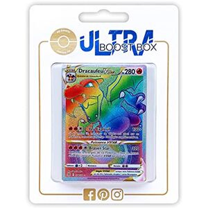 my-booster Dracaufeu VSTAR (Charizard VSTAR) 174/172 Shiny Rainbow Ultraboost X Epée et Bouclier 9 Stars Étincelantes Box of 10 Pokemon French cards my-booster Dracaufeu VSTAR (Charizard VSTAR) 174/172 Shiny Rainbow Ultraboost X Epée et Bouclier 9 Stars Étincelantes Box of 10 Pokemon French cards