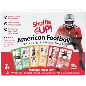 Shuffle Up American Football Card Game – Kids Outdoor Garden Games with 70+ Fun & Active Fitness Workout Cards, Stocking Fillers, American Football Gifts for Boys & Girls Shuffle Up American Football Card Game – Kids Outdoor Garden Games with 70+ Fun & Active Fitness Workout Cards, Stocking Fillers, American Football Gifts for Boys & Girls