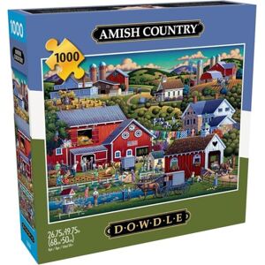 Buffalo Dowdle Amish Country 1000 Piece Jigsaw Puzzle for Adults Challenging Puzzle Perfect for Game Nights Finished Size 26.75 x 19.75 Buffalo Dowdle Amish Country 1000 Piece Jigsaw Puzzle for Adults Challenging Puzzle Perfect for Game Nights Finished Size 26.75 x 19.75