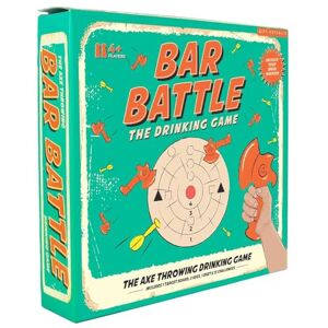Gift Republic Bar Battles – The Ultimate Axe-Throwing Drinking Game Fun Party Game with Target Board, Axes, Dart & Challenge Coasters Perfect for Adults & Game Nights Gift Republic Bar Battles – The Ultimate Axe-Throwing Drinking Game Fun Party Game with Target Board, Axes, Dart & Challenge Coasters Perfect for Adults & Game Nights