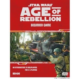 Asmodee Edge, Star Wars Age of Rebellion RPG: Beginner Game, RPG, Ages 14 plus, 2-4 Players Asmodee Edge, Star Wars Age of Rebellion RPG: Beginner Game, RPG, Ages 14 plus, 2-4 Players