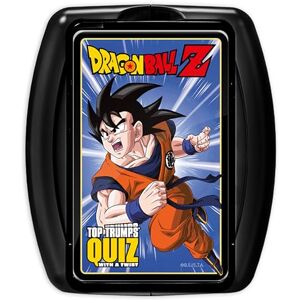 Top Trumps Dragon Ball Z Quiz Game, 500 questions, how well do you know the Dragon Balls, Gohan's training with Piccolo or Future Trunks' mission, gifts and toys for Boys, Girls and adults Aged 8 plus Top Trumps Dragon Ball Z Quiz Game, 500 questions, how well do you know the Dragon Balls, Gohan's training with Piccolo or Future Trunks' mission, gifts and toys for Boys, Girls and adults Aged 8 plus