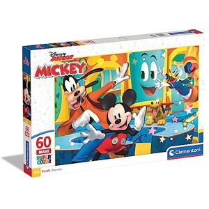 Clementoni 26473 Supercolor Puzzle Disney Mickey 60 Maxi Pieces Jigsaw Puzzle For Kids Age 4 Clementoni 26473 Supercolor Puzzle Disney Mickey 60 Maxi Pieces Jigsaw Puzzle For Kids Age 4