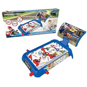 Lexibook , Mario Kart, Electronic table pinball, action and reflex game for children and familiy, LCD screen, light and sound effects, blue/red, JG610NILXB Lexibook , Mario Kart, Electronic table pinball, action and reflex game for children and familiy, LCD screen, light and sound effects, blue/red, JG610NILXB