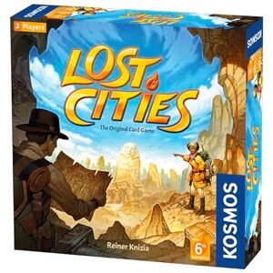 Thames & Kosmos Lost Cities: The Original Card Game with 6th Expedition Strategic Card Game for 2 Players Game Night for Kids & Adults Age 10+ Fun Adventure & Exploration Game Excellent Gift Thames & Kosmos Lost Cities: The Original Card Game with 6th Expedition Strategic Card Game for 2 Players Game Night for Kids & Adults Age 10+ Fun Adventure & Exploration Game Excellent Gift