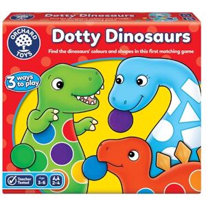 Orchard Toys Dotty Dinosaurs Game, Colour and Shape Game for Children, 2 Games in 1, Perfect for Children Age 3-6, Educational Toy Orchard Toys Dotty Dinosaurs Game, Colour and Shape Game for Children, 2 Games in 1, Perfect for Children Age 3-6, Educational Toy