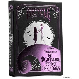 Bicycle Disney Nightmare Before Christmas Playing Cards 1 Deck, Air Cushion Finish, Professional, Superb Handling & Durability, Great Gift For Card Collectors, White Bicycle Disney Nightmare Before Christmas Playing Cards 1 Deck, Air Cushion Finish, Professional, Superb Handling & Durability, Great Gift For Card Collectors, White