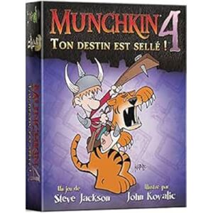 Asmodee Asmodée Munchkin Expansion 4: Your Destiny is Sealed Strategy Board Game Humor Card Game Ages 10+ 3-6 Players 60-90 Min Edge Entertainment Asmodee Asmodée Munchkin Expansion 4: Your Destiny is Sealed Strategy Board Game Humor Card Game Ages 10+ 3-6 Players 60-90 Min Edge Entertainment