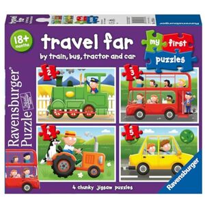 Ravensburger Travel Far My First Jigsaw Puzzles for Kids Age 18 Months and Up 2, 3, 4 & 5 Piecees Educational Toys for Toddlers Ravensburger Travel Far My First Jigsaw Puzzles for Kids Age 18 Months and Up 2, 3, 4 & 5 Piecees Educational Toys for Toddlers