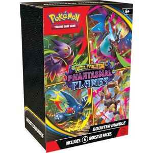 Pokémon TCG: Mega Evolution—Phantasmal Flames Booster Bundle (6 Booster Packs) Pokémon TCG: Mega Evolution—Phantasmal Flames Booster Bundle (6 Booster Packs)