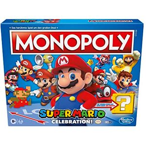 Monopoly Hasbro Super Mario Celebration Board Game for Super Mario Fans from 8 Years with Sound Effects from the Video Game Monopoly Hasbro Super Mario Celebration Board Game for Super Mario Fans from 8 Years with Sound Effects from the Video Game