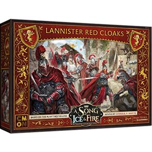 CMON A Song of Ice and Fire Tabletop Miniatures Game Lannister Red Cloaks Unit Box Strategy Game for Teens Ages 14+ 2+ Players Average Playtime 45-60 Minutes Made by CMON A Song of Ice and Fire Tabletop Miniatures Game Lannister Red Cloaks Unit Box Strategy Game for Teens Ages 14+ 2+ Players Average Playtime 45-60 Minutes Made by