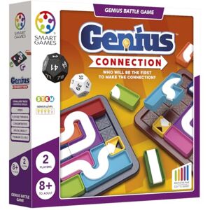 SmartGames Genius Connection, 1 or 2 Player Battle Puzzle Game, Ages 8+ SmartGames Genius Connection, 1 or 2 Player Battle Puzzle Game, Ages 8+