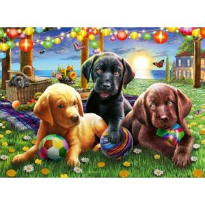 Ravensburger Puppy Picnic 100 Piece Jigsaw Puzzle With Extra Large Pieces For Kids Age 6 Years And Up Ravensburger Puppy Picnic 100 Piece Jigsaw Puzzle With Extra Large Pieces For Kids Age 6 Years And Up