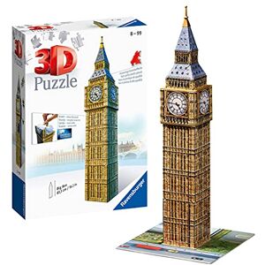 Ravensburger Big Ben 3D Jigsaw Puzzle for Adults and Kids Age 8 Years Up 216 Pieces No Glue Required Ravensburger Big Ben 3D Jigsaw Puzzle for Adults and Kids Age 8 Years Up 216 Pieces No Glue Required