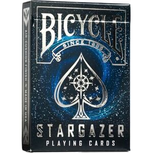 Bicycle Stargazer Playing Cards 1 Deck, Air Cushion Finish, Professional, Superb Handling & Durability, Great Gift For Card Collectors, Black Bicycle Stargazer Playing Cards 1 Deck, Air Cushion Finish, Professional, Superb Handling & Durability, Great Gift For Card Collectors, Black