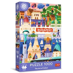 Trefl Premium Plus Quality The Art of Colour: Budapest, Hungary 1000 Pieces, Full Colour Series, for Adults and Children from 14 Years Trefl Premium Plus Quality The Art of Colour: Budapest, Hungary 1000 Pieces, Full Colour Series, for Adults and Children from 14 Years