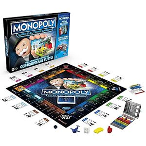 Monopoly Hasbro Super Electronic Banking (Game Box with Electronic Credit Card Reader, Italian Version) Monopoly Hasbro Super Electronic Banking (Game Box with Electronic Credit Card Reader, Italian Version)