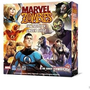 Asmodee Marvel Zombies: Fantastic 4 Under Siege, Board Game Expansion, 14+ Years, 1-6 Players, Italian Edition Asmodee Marvel Zombies: Fantastic 4 Under Siege, Board Game Expansion, 14+ Years, 1-6 Players, Italian Edition