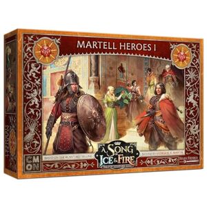 CMON A Song of Ice and Fire Tabletop Miniatures Game Martell Heroes I Box Set Strategy Game for Teens and Adults Ages 14+ 2+ Players Average Playtime 45-60 Minutes, Multicolor (SIF709) CMON A Song of Ice and Fire Tabletop Miniatures Game Martell Heroes I Box Set Strategy Game for Teens and Adults Ages 14+ 2+ Players Average Playtime 45-60 Minutes, Multicolor (SIF709)